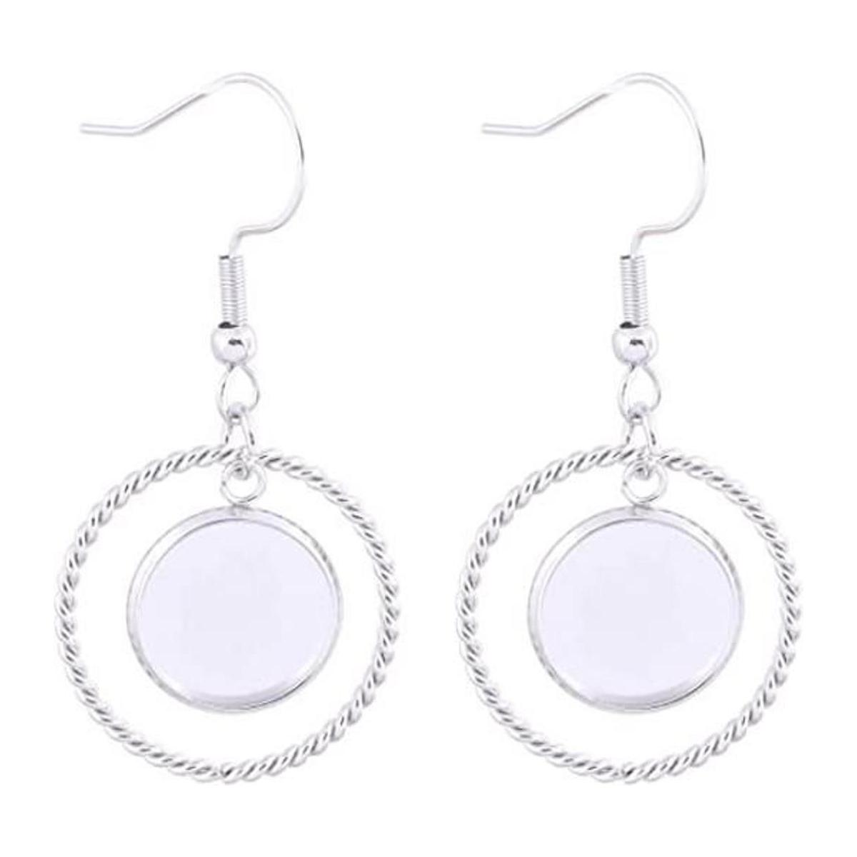 20 piezas de acero inoxidable para hacer aretes de 0.472