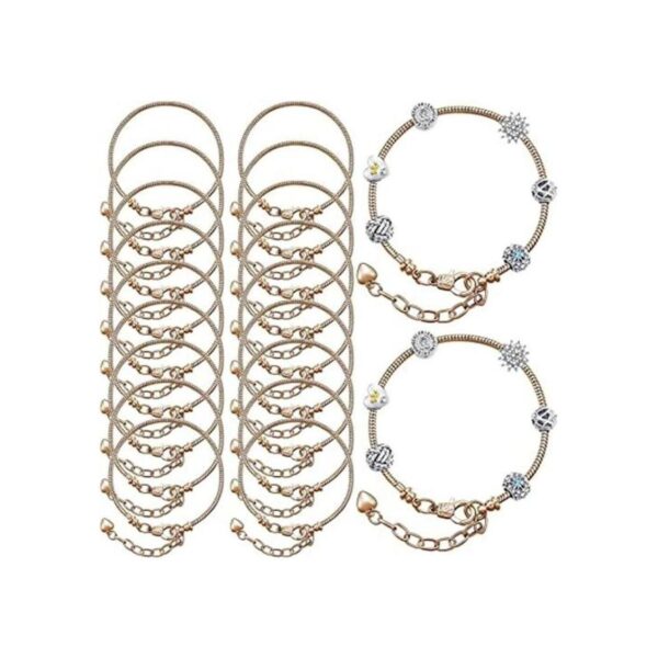 20 pulseras de 7.87 pulgadas cadenas de serpiente_1