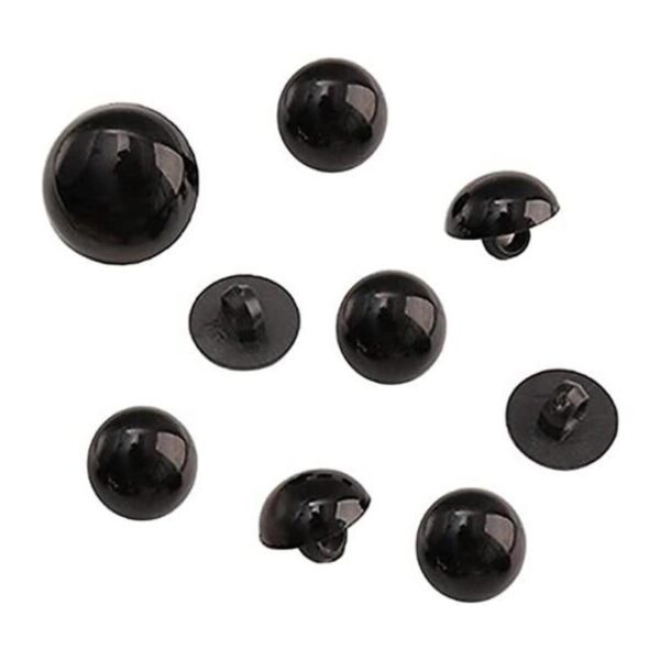 200 piezas de botones de seguridad negros con ojos de_1