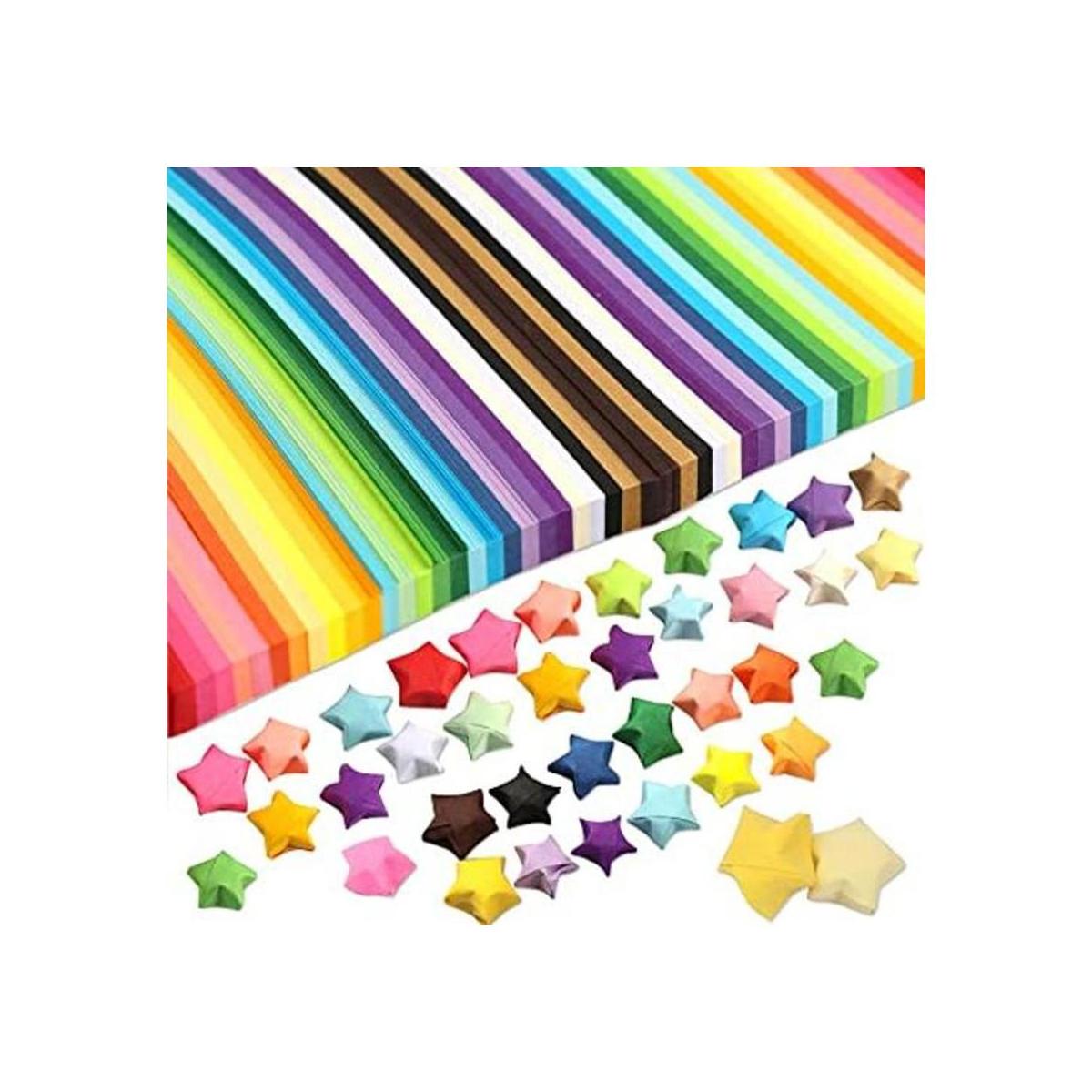 2060 hojas de papel de origami de estrella 27 colores