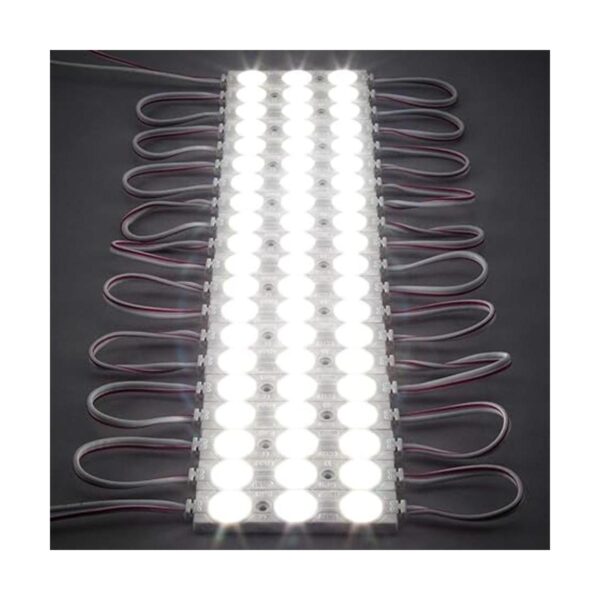 200 unidades DC12V blanco 6500K inyección 3 módulos LED_2