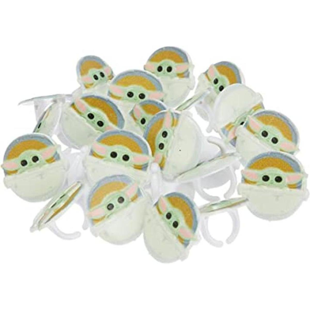 24 anillos de cupcakes de Star Wars The Mandalorian The