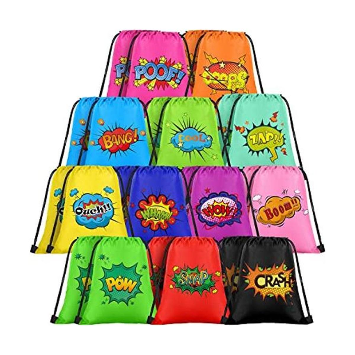 24 bolsas de recuerdo de fiesta de héroe bolsas de regalo