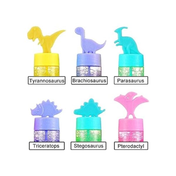 24 varitas de burbujas de dinosaurio mini varitas de_2
