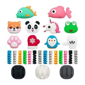 27 piezas de bonito protector de cable para iPhone iPad_1