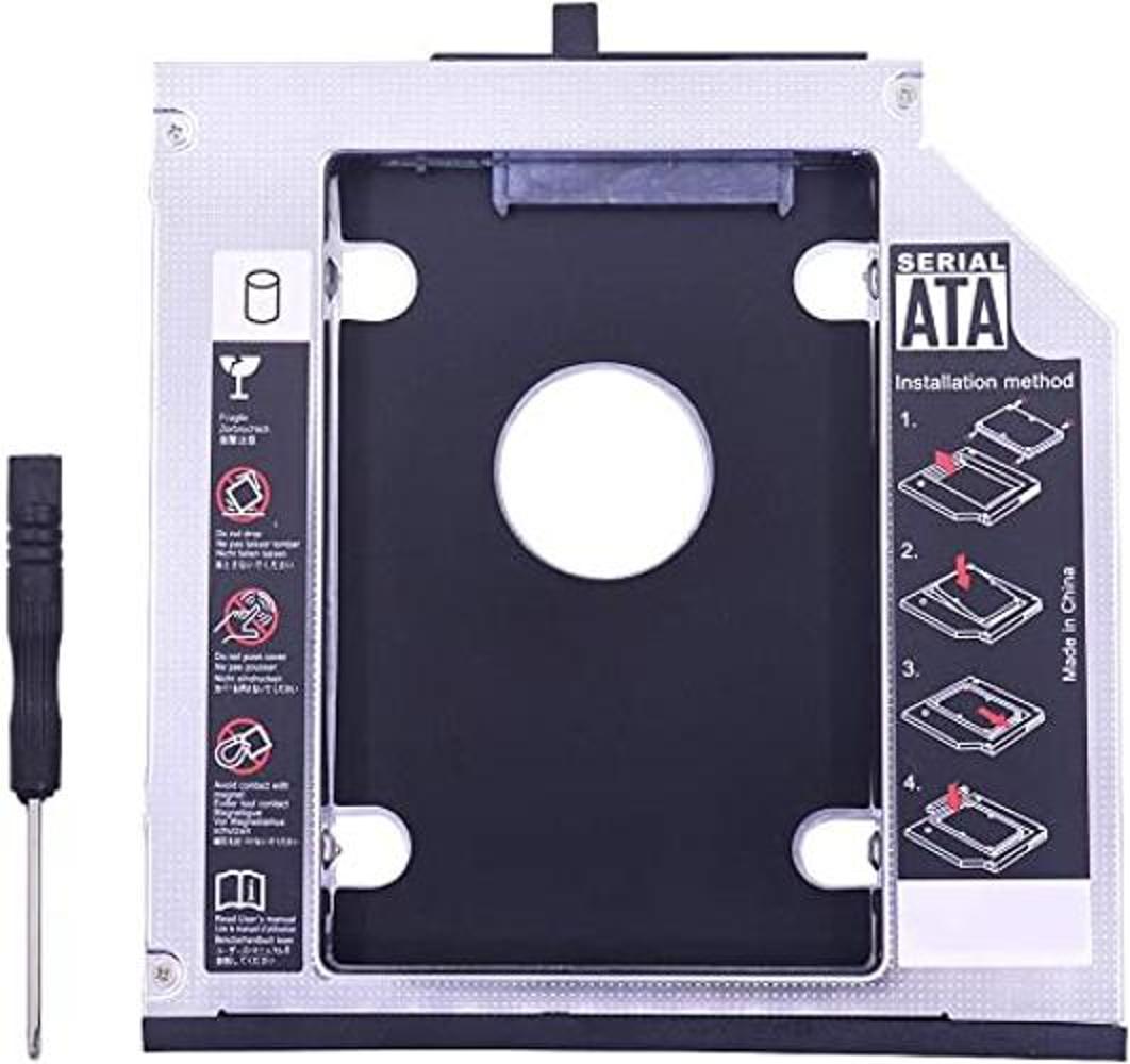 2 disco duro SATA HDD SSD de 25 pulgadas DVD CD ROM