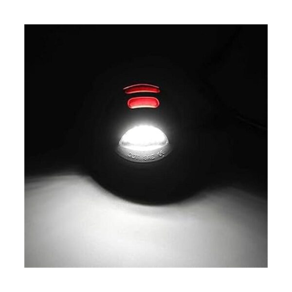 2pcs blanco LED placa de matrícula luz coche número_2