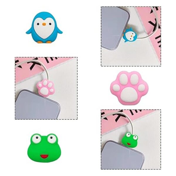 27 piezas de bonito protector de cable para iPhone iPad_5