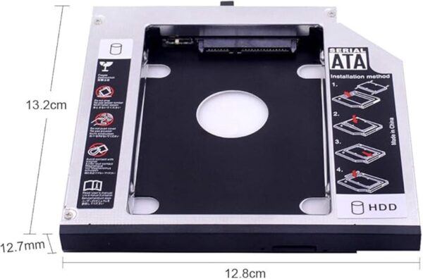 2 disco duro SATA HDD SSD de 25 pulgadas DVD CD ROM_2