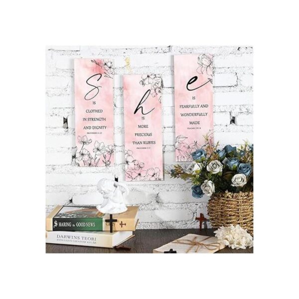 3 piezas inspiradoras rosas florales para pared arte de_3