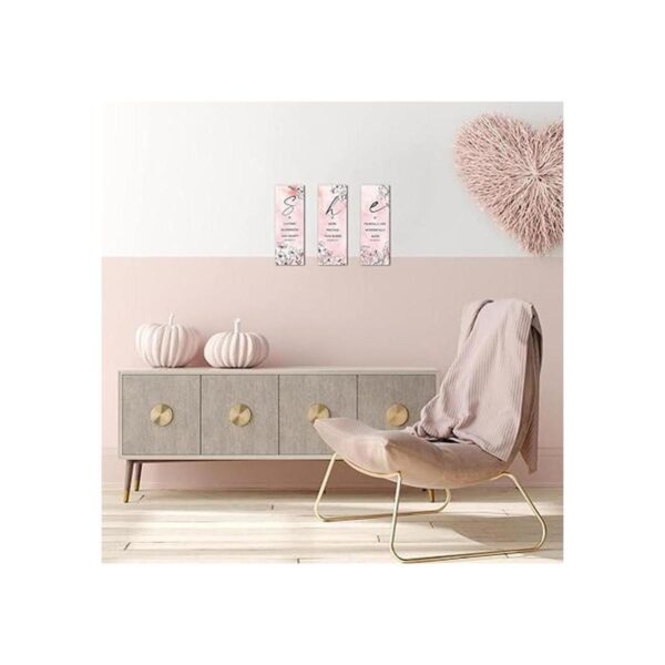 3 piezas inspiradoras rosas florales para pared arte de_5