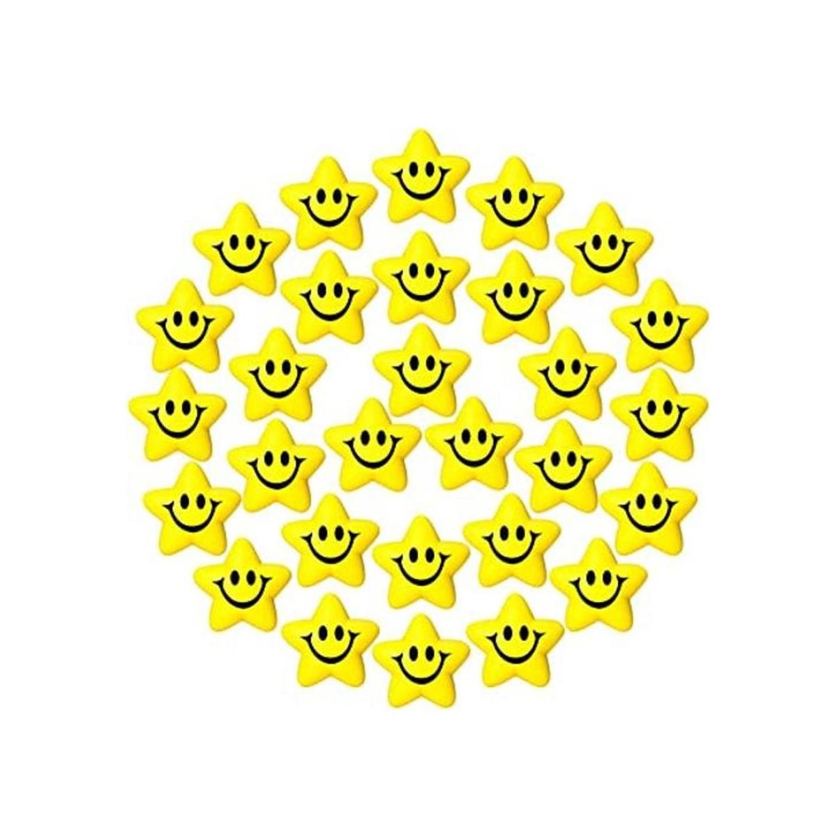30 bolas de sonrisa de estrella mini bola de sonrisa de