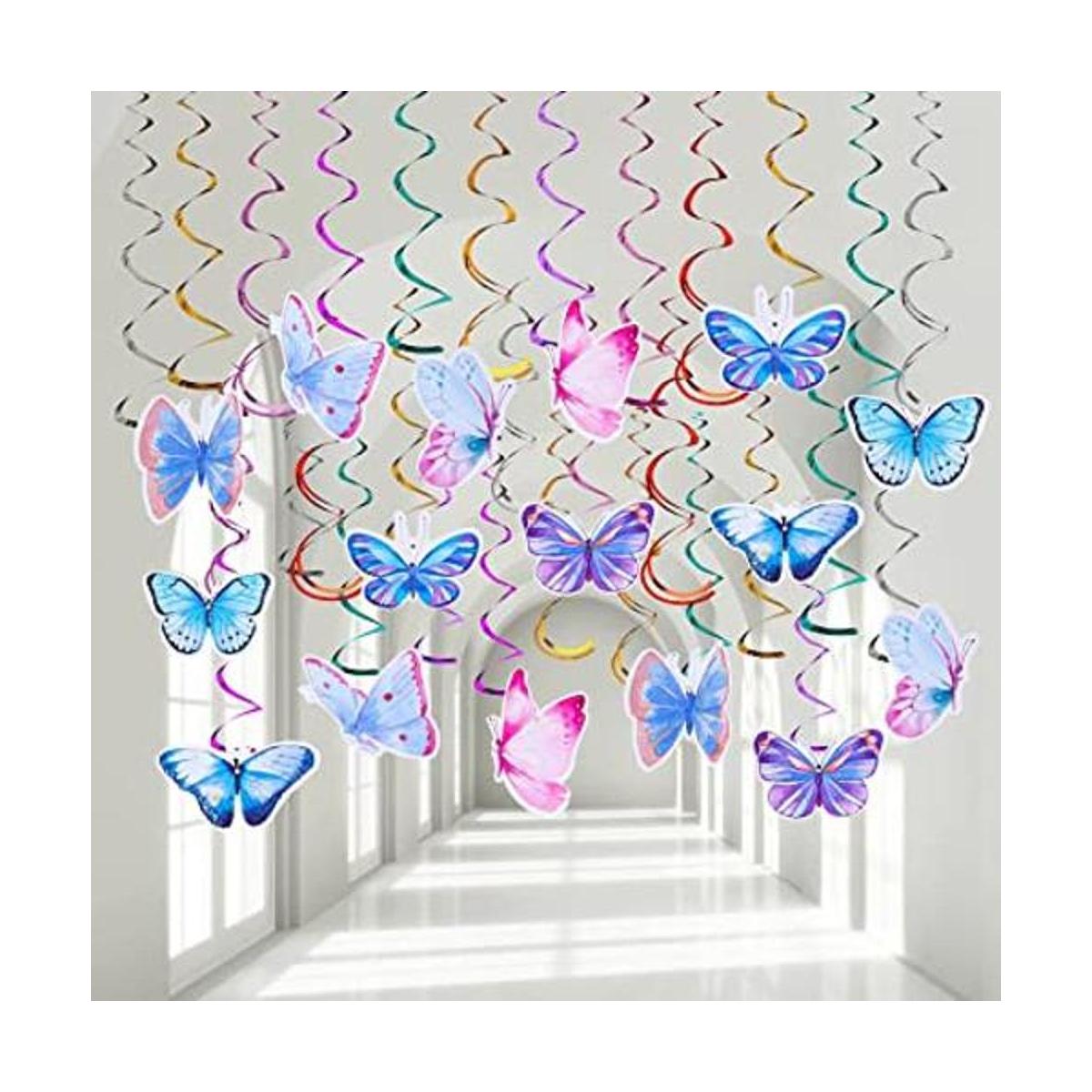30 piezas de mariposa para colgar en el techo decoración