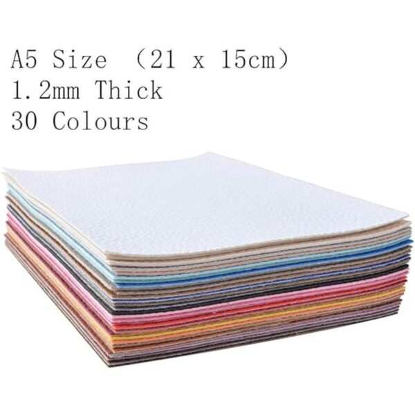 30 piezas tamaño A5 6 x 8 pulgadas color sólido de 0.2