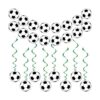 32 piezas de decoraciones de fiesta de fútbol incluyen 2_1