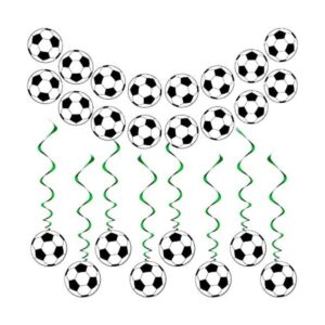 32 piezas de decoraciones de fiesta de fútbol incluyen 2_1