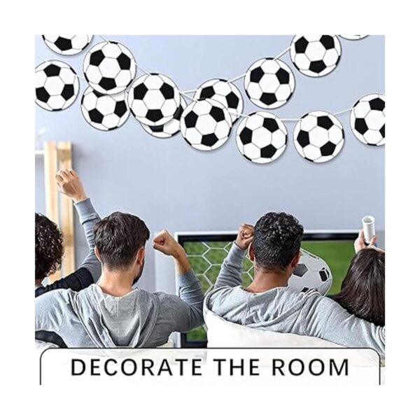 32 piezas de decoraciones de fiesta de fútbol incluyen 2_3
