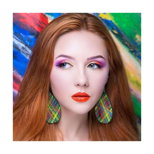 32 piezas en blanco para aretes de sublimación adornos de
