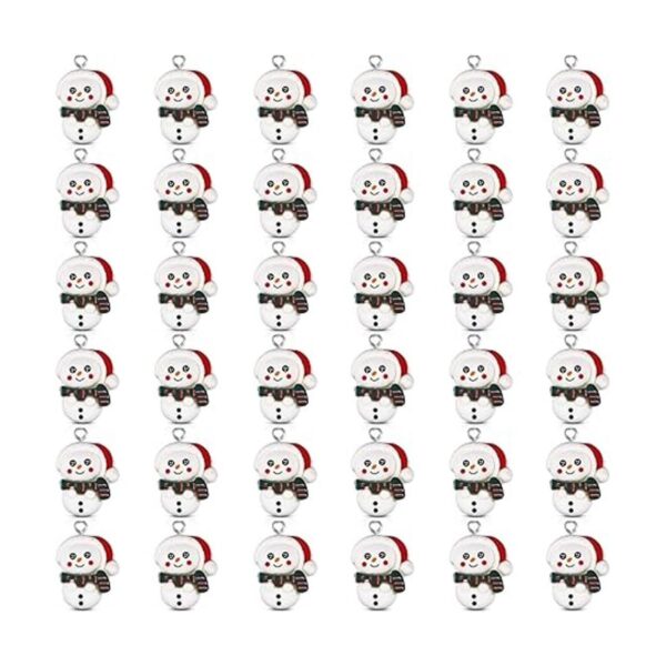 36 piezas de adornos de Navidad de hombre de jengibre con_1