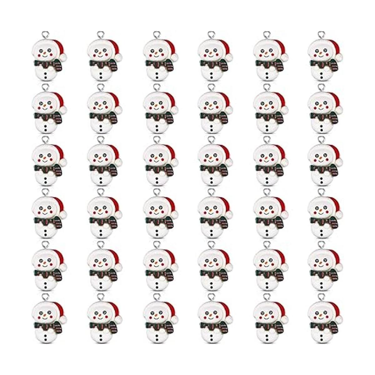 36 piezas de adornos de Navidad de hombre de jengibre con