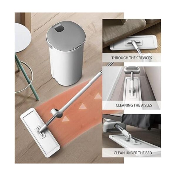 360 HandsFree Self Wringing Floor Cleaning Mop Flat Mop_3