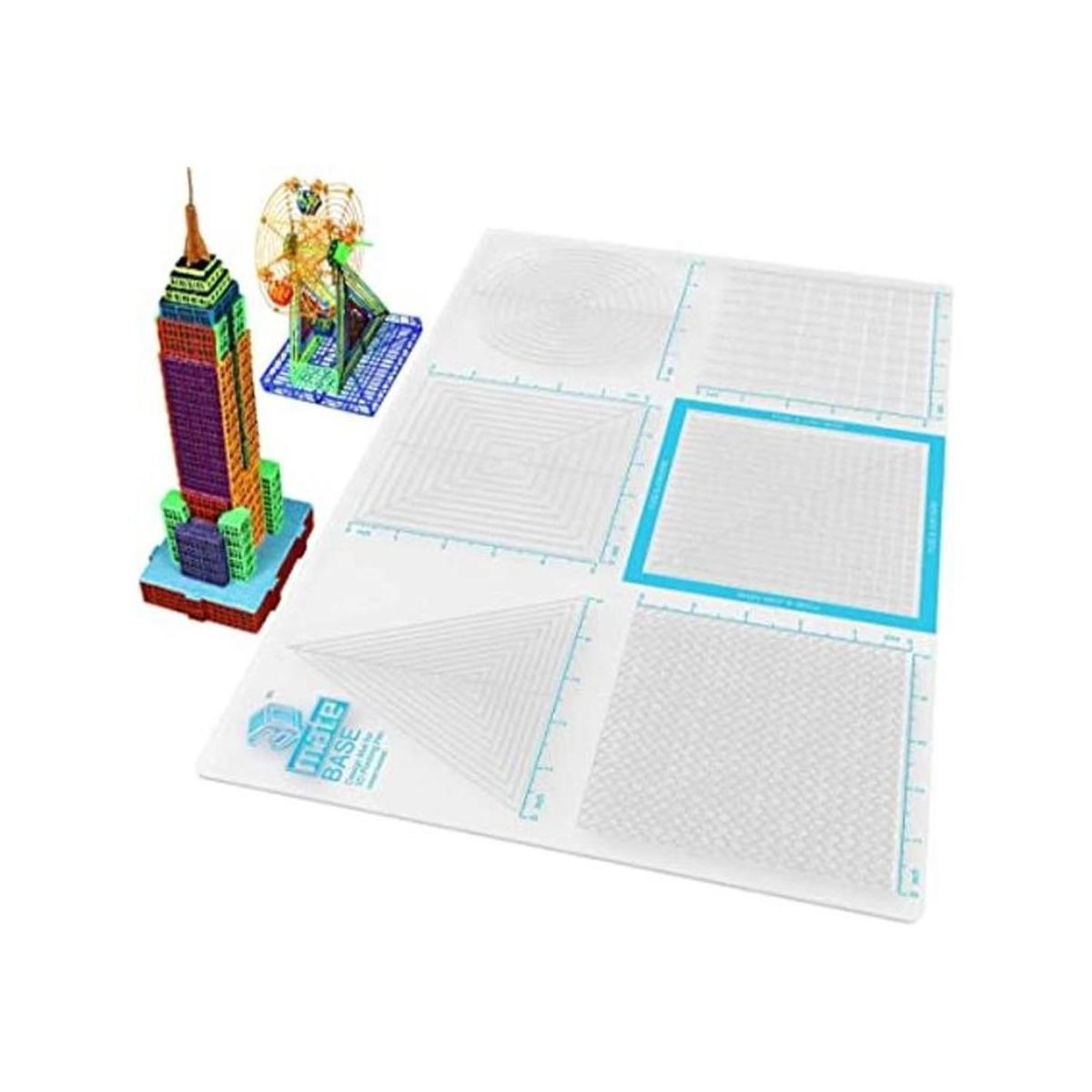 3Dmate Base Tapete transparente para bolígrafo 3D de 18 x