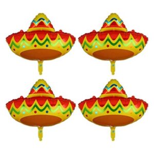 4 globos de fiesta con temática mexicana globos de mylar_1