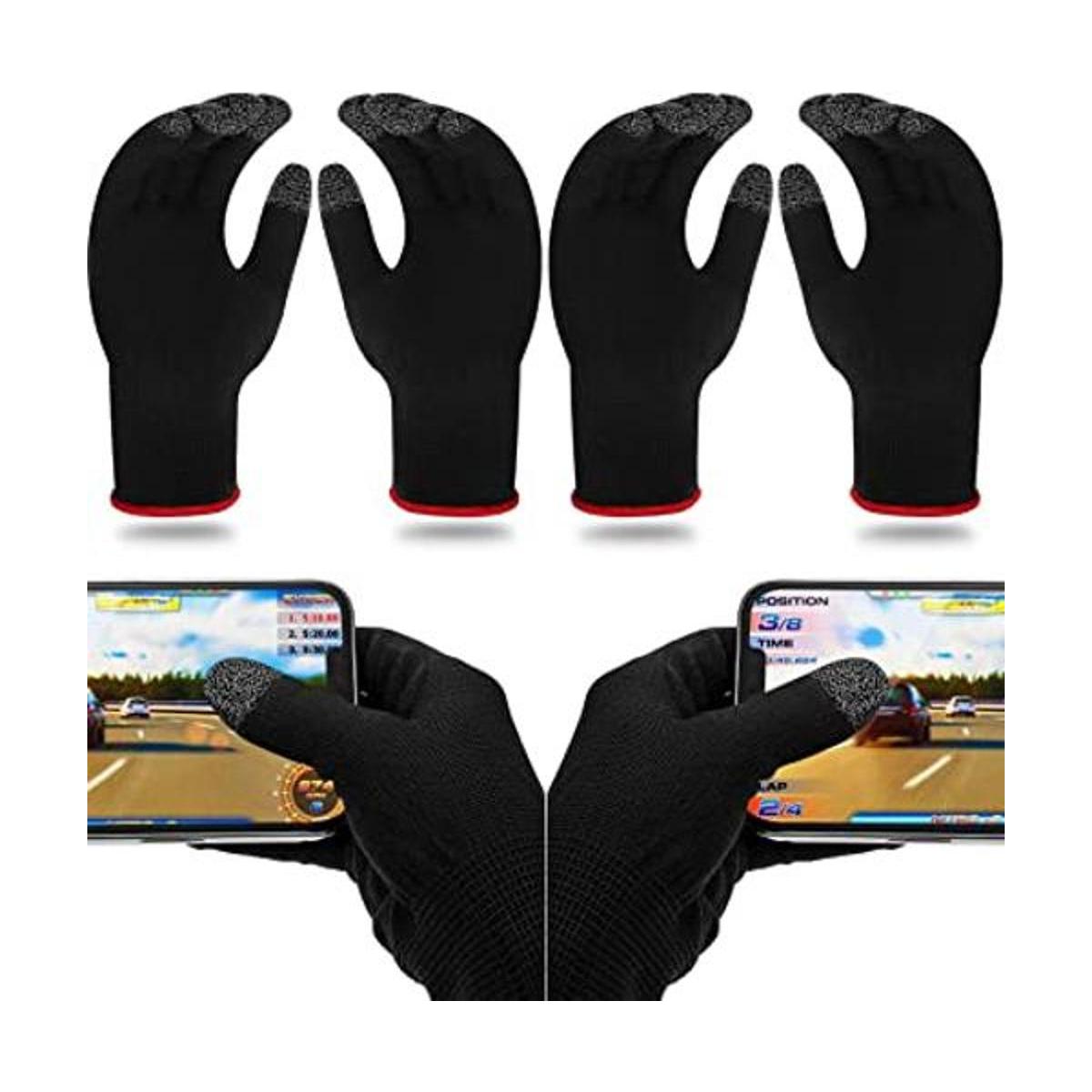 4 pares de guantes de juego para juegos móviles