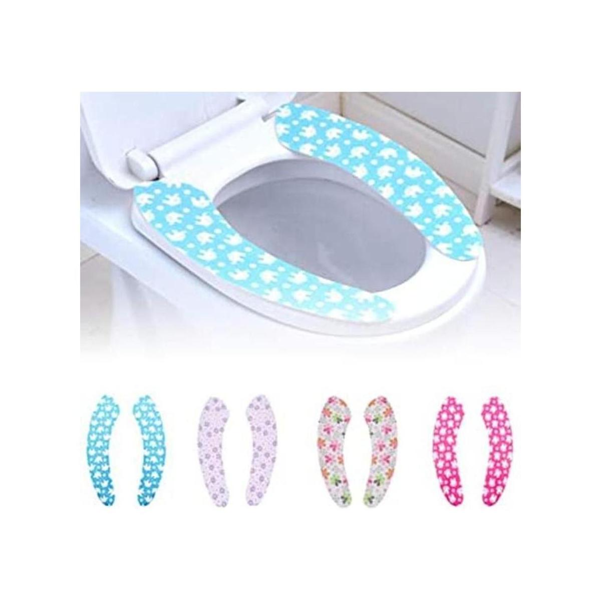4 pares de almohadillas adhesivas para tapa de asiento de