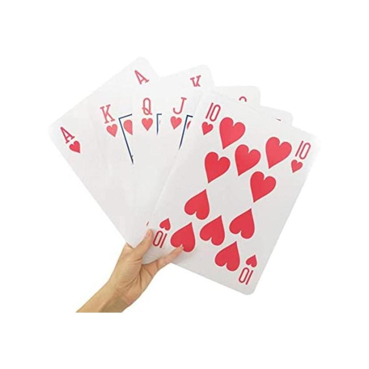 Yuanhe Baraja completa de cartas grandes de 8 x 11 pulgadas