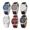 Yunanwa Juego de 6 relojes de cuarzo para hombre de_1