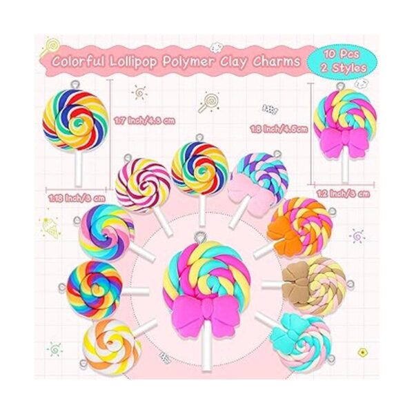 Yinkin 82 dijes de caramelo para hacer joyas incluye 24_4