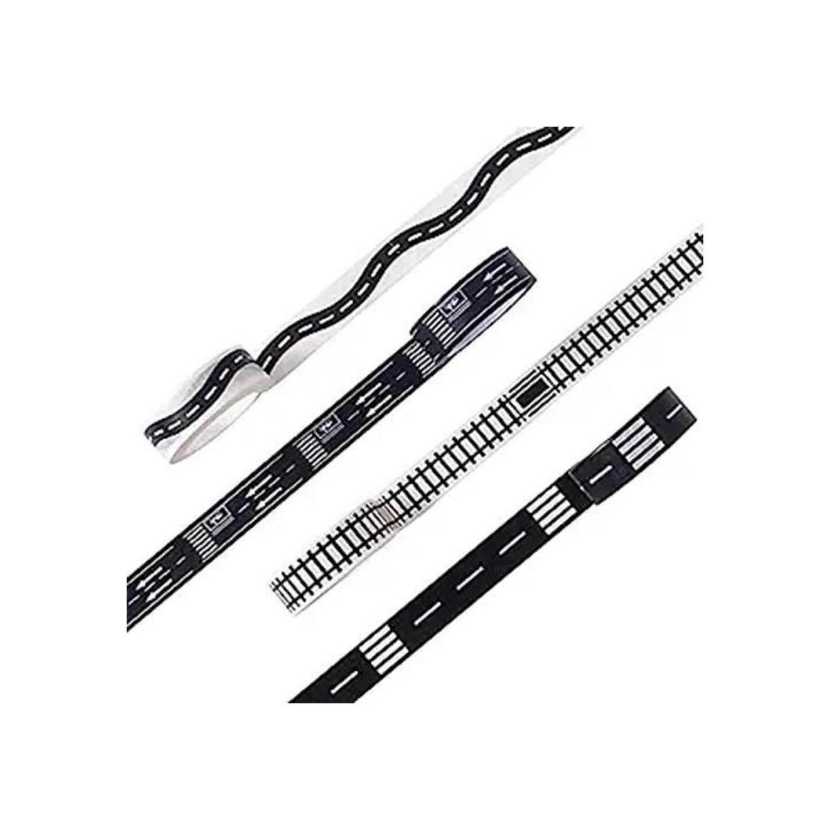 YUBX Highway Washi Juego de 4 rollos de cintas