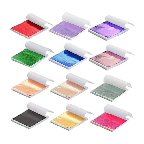 YAxis Juego de sábanas de hojas doradas de 12 colores 600_1