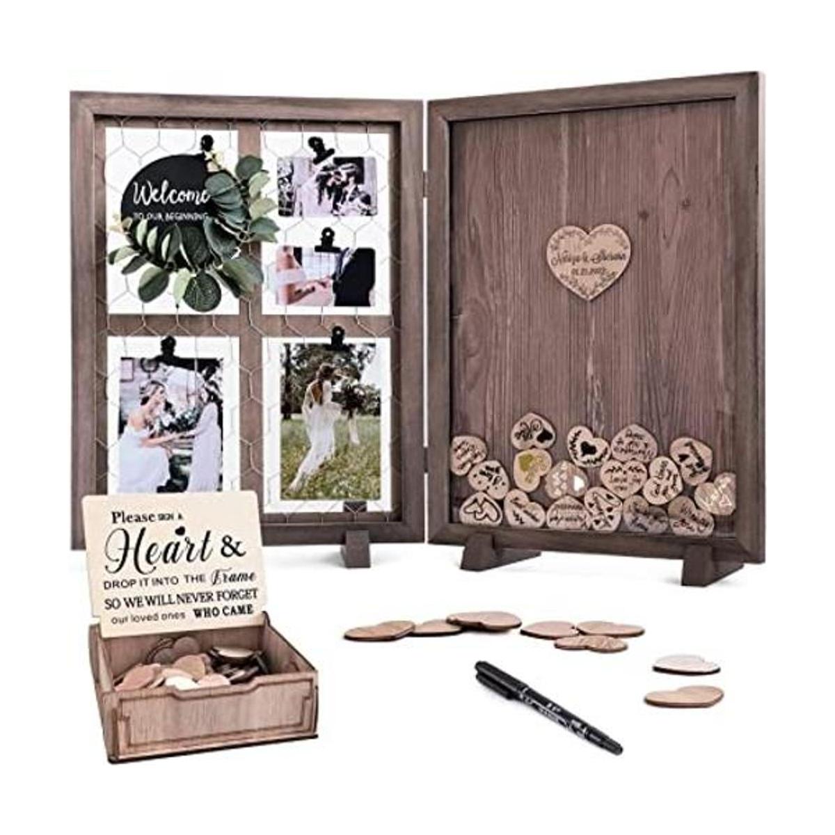 YK Homish Alternativa al libro de invitados de boda