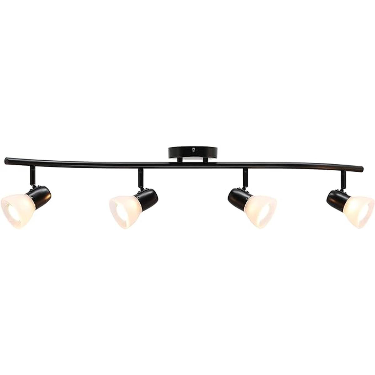 XiNBEi Lighting Iluminación de pista 4 luces modernas de