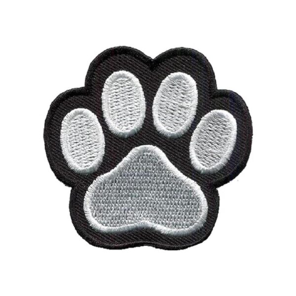 XOmise Juego de 4 piezas en blanco y negro pata de gato_2