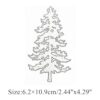 XMYXCRAFT Troqueles de metal para árbol de Navidad_2
