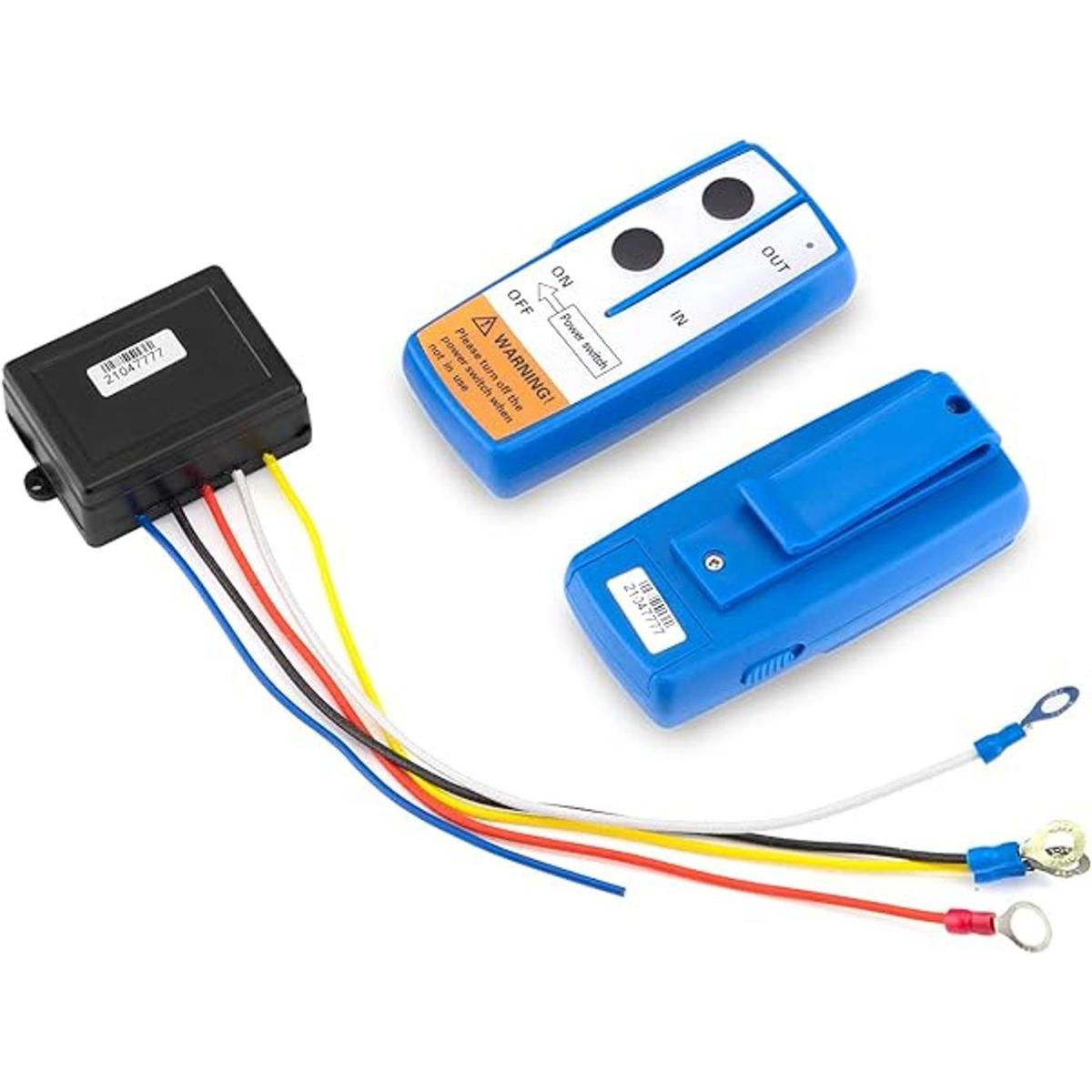 Wsays Control remoto inalámbrico del cabrestante de 12 V