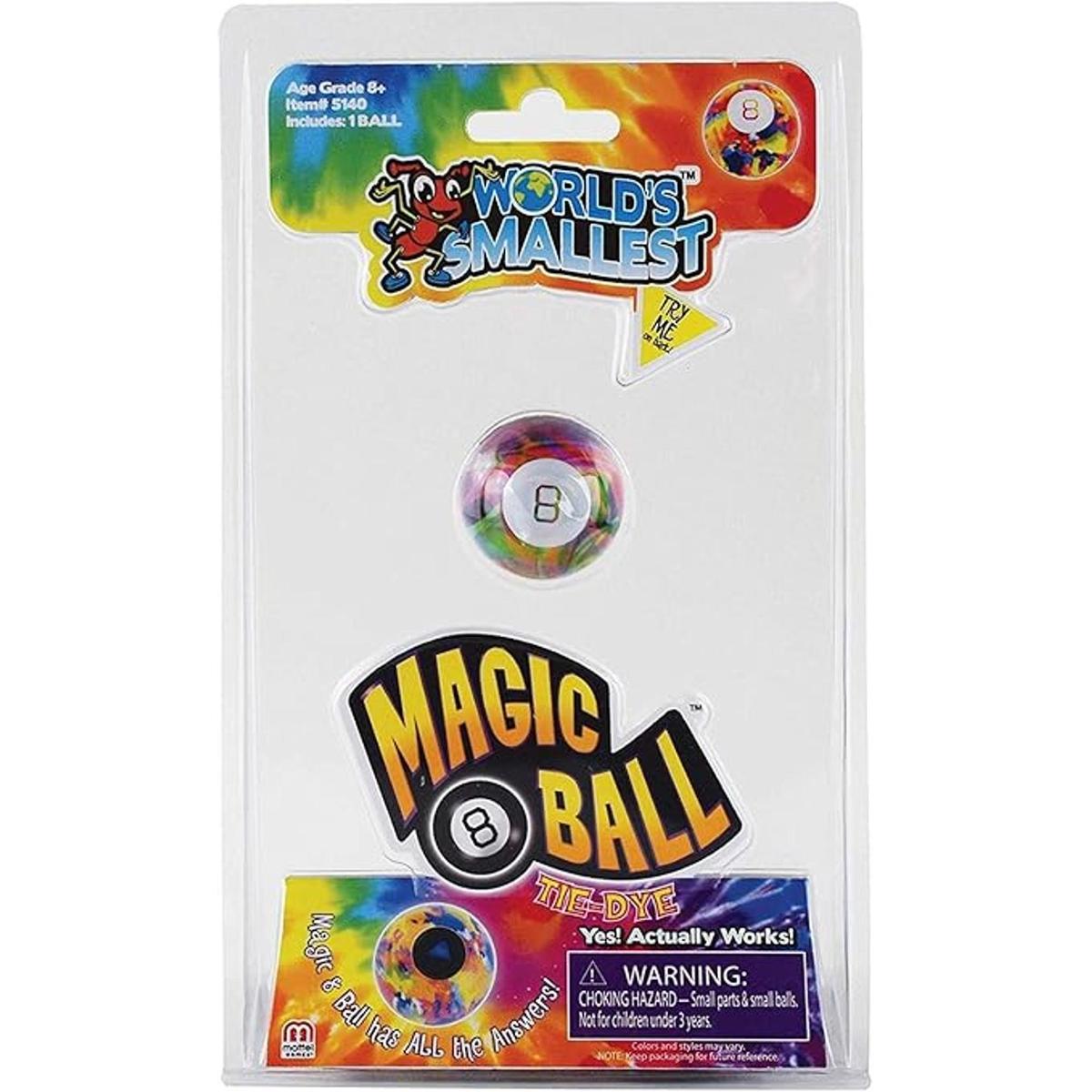 Worlds Smallest Magic 8 Ball Tie Dye multicolor modelo