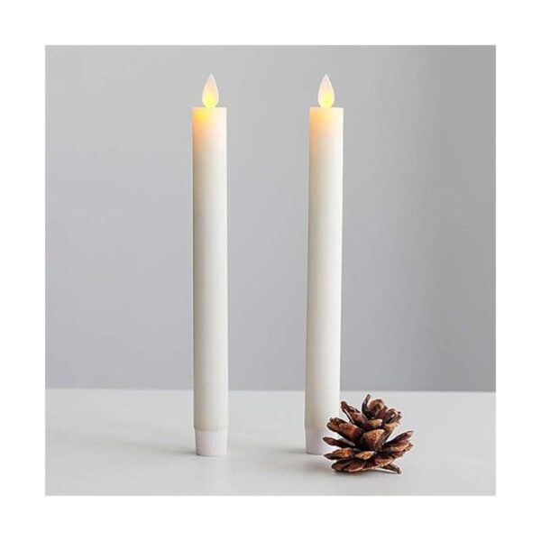 Wondise Velas parpadeantes sin llama con control remoto y_2