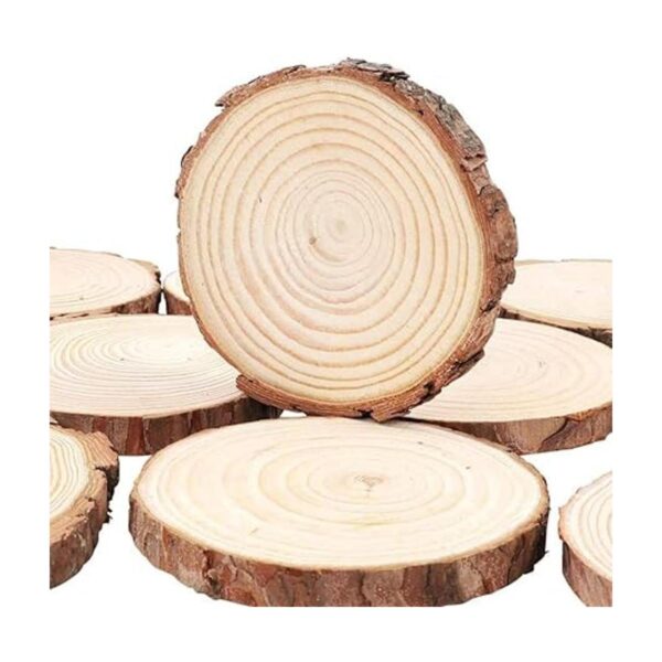 William Craft Rebanadas de madera natural sin acabar 30_2