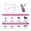 Winbate Dog Car Seat for Medium Dogs Waterproof_4