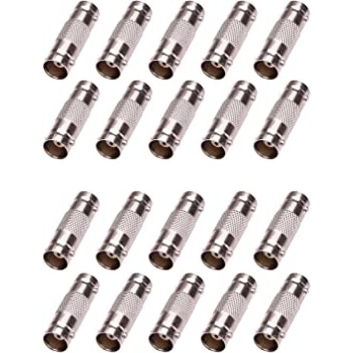 WildHD 20 paquetes BNC Barrel Conector y BNC hembra a
