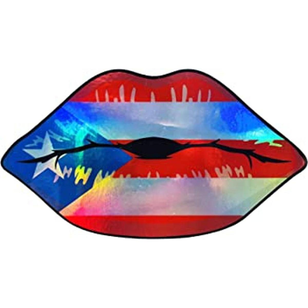 WickedGoodz Calcomanía holográfica de vinilo de labios