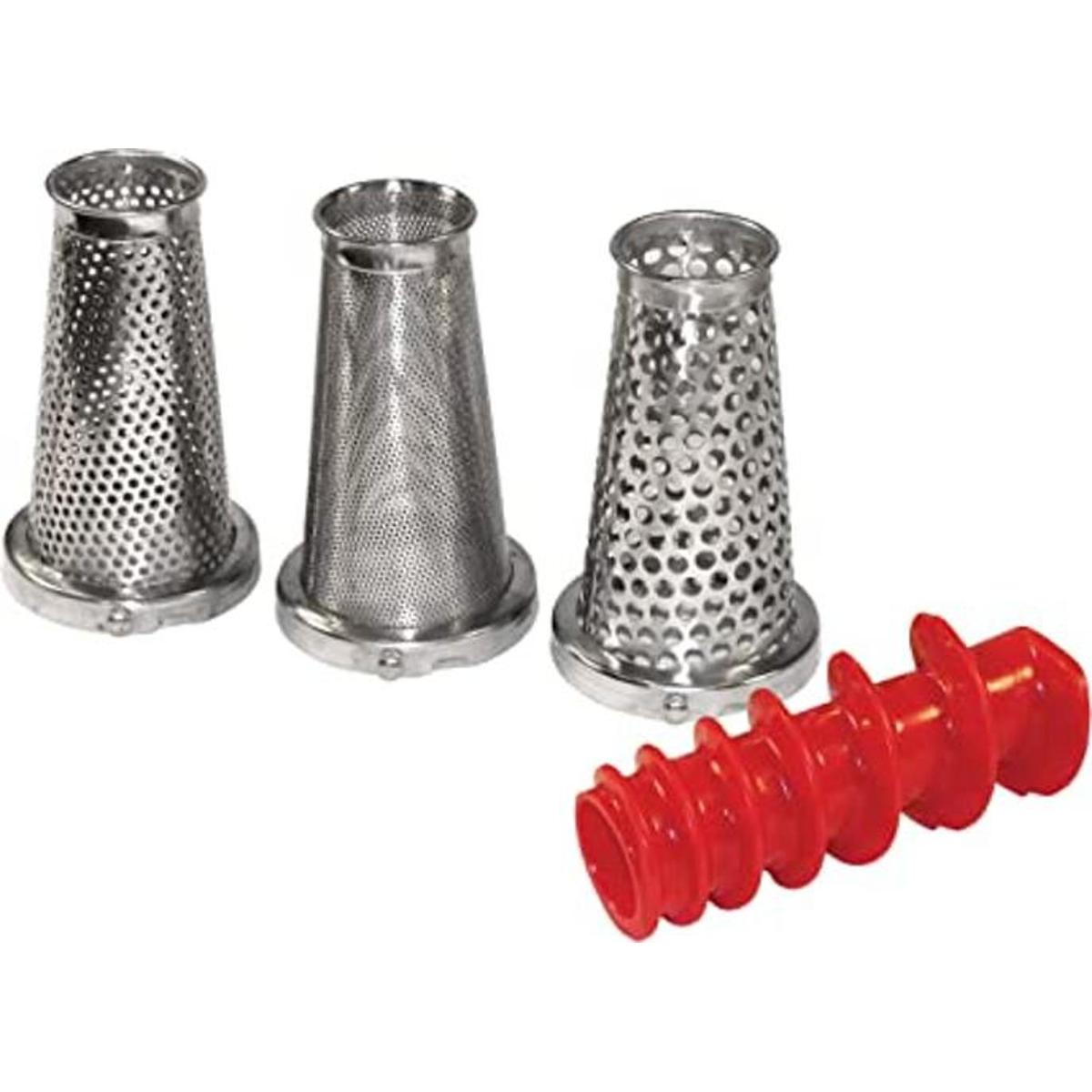 Weston Kit de accesorios de 4 piezas para prensa de tomate