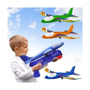 Wesfuner Paquete de 3 juguetes lanzadores de avión_1
