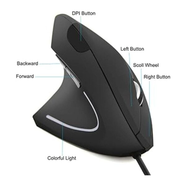 Wendry USB VerticalWired Version Left Handded Optical