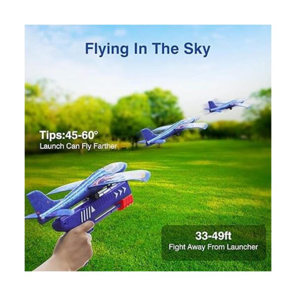 Wesfuner Paquete de 3 juguetes lanzadores de avión_3