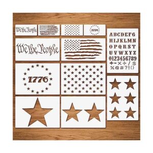 We The People Plantillas de estrellas de la bandera_1